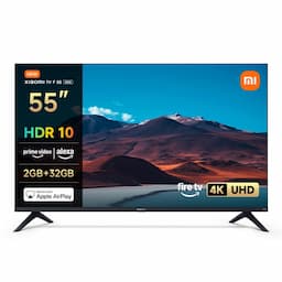 XIAOMI TV F 55, 55 Pulgadas (140 cm), 4K UHD, Smart TV, Fire TV, Control por Voz Alexa, HDR10, MEMC, 60Hz con 120Hz Game Boost Mode, 2GB+32GB, Compatible con Apple AirPlay, 2025
